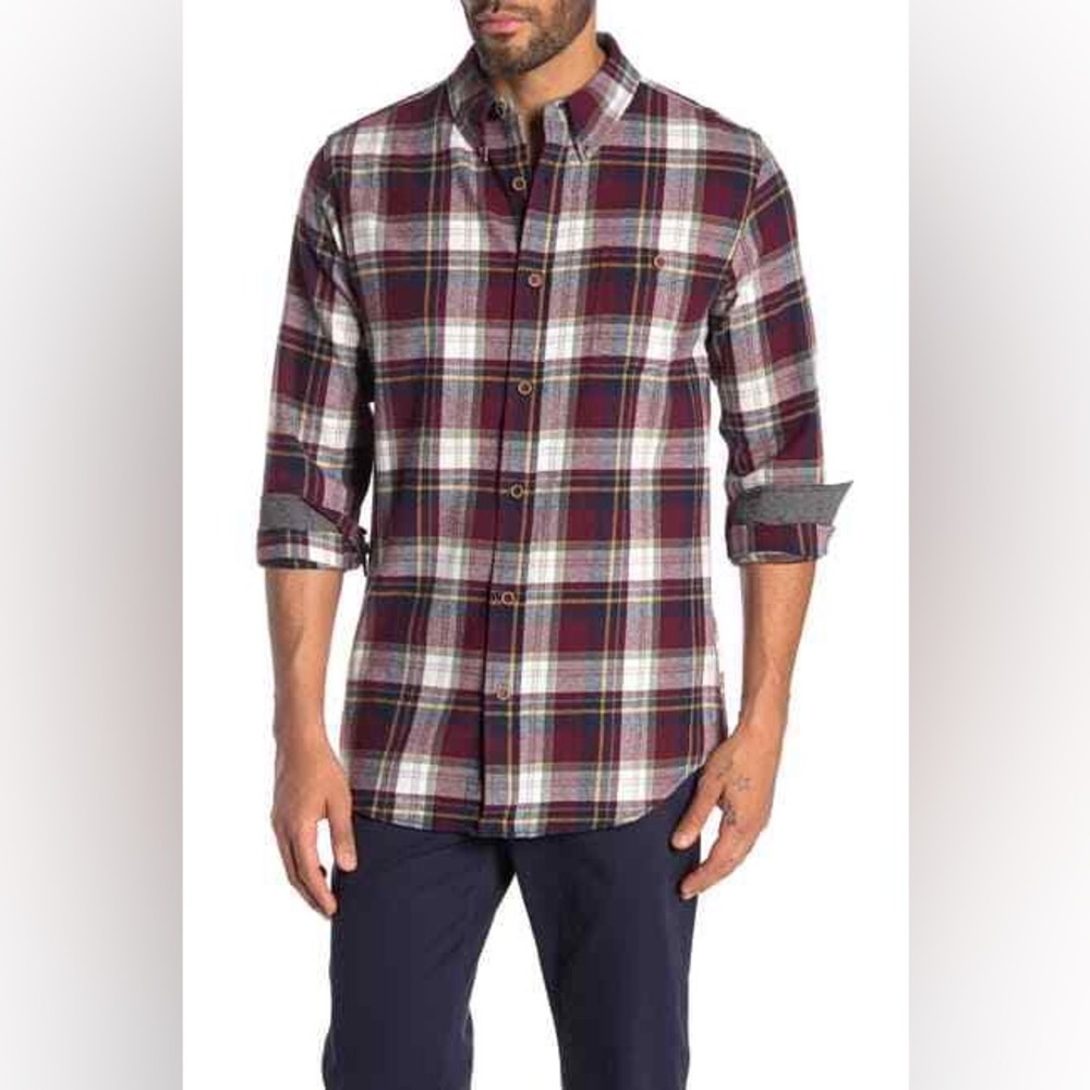 Original Weatherproof Vintage- Plaid Flannel Shirt- Large